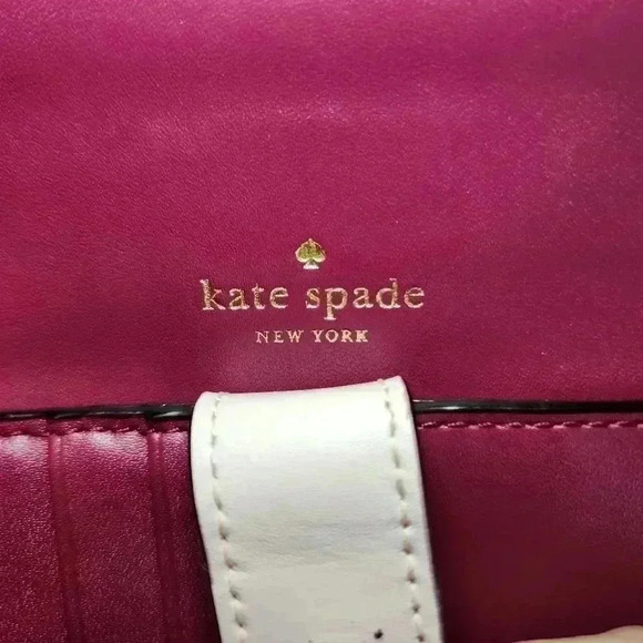 Kate Spade Winni Wright Place Crossbody Wallet Clutch Plum Dawn WLRU3192 - Picture 4 of 14